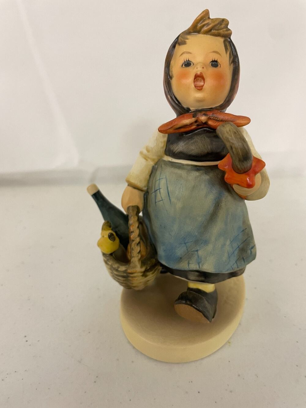 Vintage Goebel Hummel Visiting An Invalid #382 W.Germany Hand Painted Porcelain
